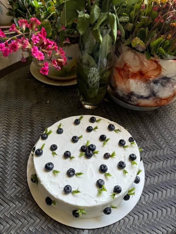 Blueberry  Creamy  Cake - Image 3